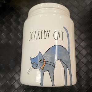 Rae Dunn Scaredy Cat Canister NEW